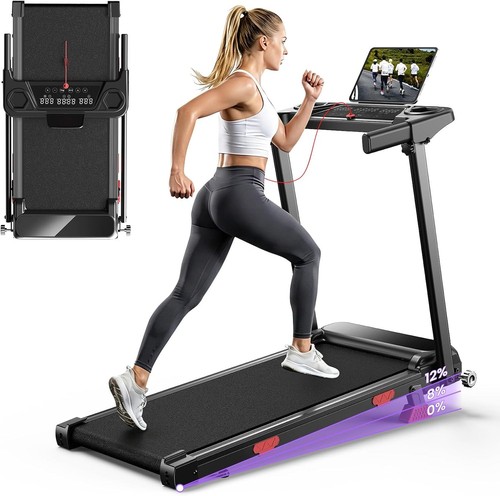 Folding treadmill for - for, home