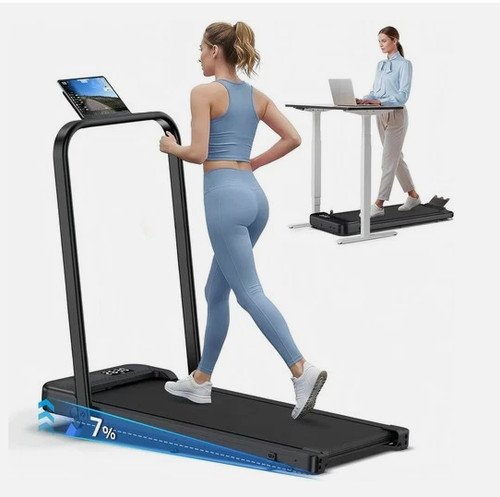 Walking pad with incline - walking, 7%