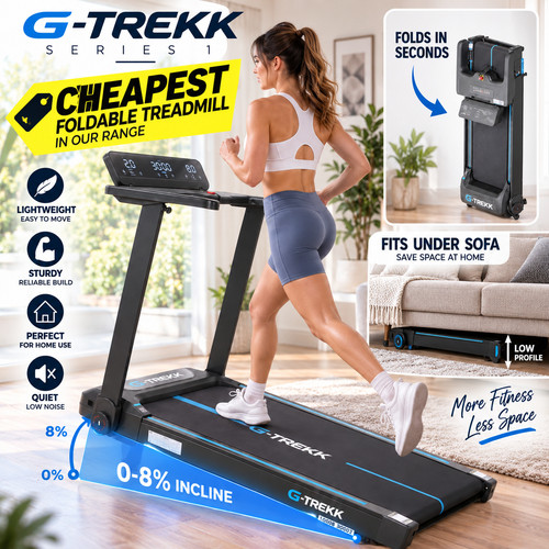 Trekk treadmill 5hp 180kg - 3.5hp,