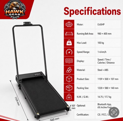 Hawk gear compact under desk - hawk,