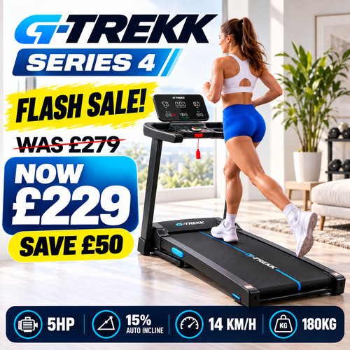 Trekk treadmill 5hp - 15%, auto