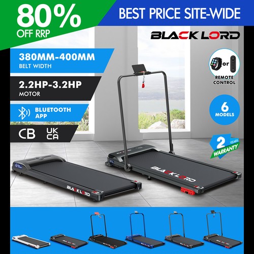 Black lord treadmill compact - black,