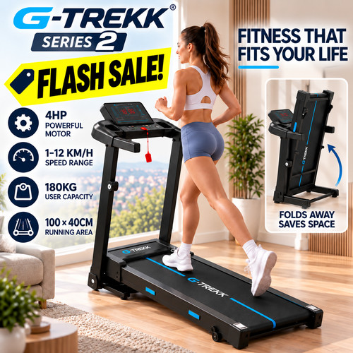 Trekk 4hp treadmill - treadmill, 180kg