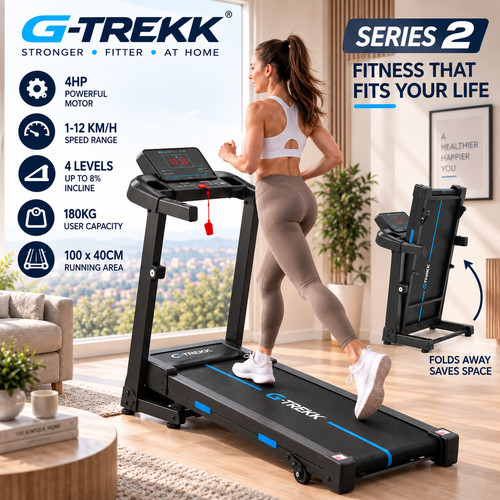 Trekk treadmill 4hp 180kg - treadmill,