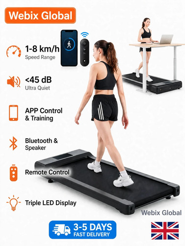 Under desk walking - under, treadmill