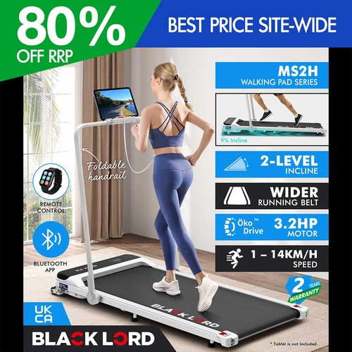 Black lord treadmill - black, 9%